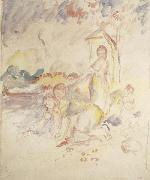 Pierre Renoir The Washerwomen oil